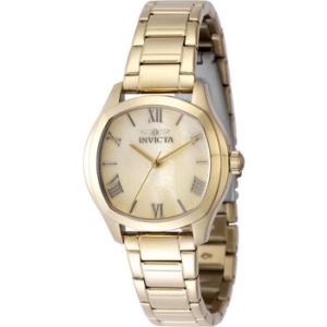 Wildflower Quartz Gold Dial Watch