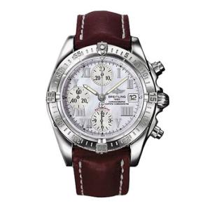 Windrider Chrono Cockpit Motherofpearl Steel Brown Watch A1335812A596BRCT