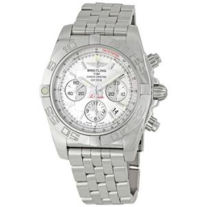 Windrider Chronomat Silver Dial Watch AB011012G684SS