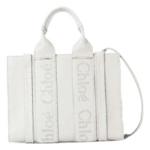 Woody Leather Small Tote Bag