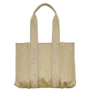 Woody Logo Medium Tote Bag