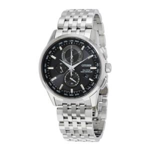 World Time AT Perpetual Chronograph Black Dial Watch AT811053E