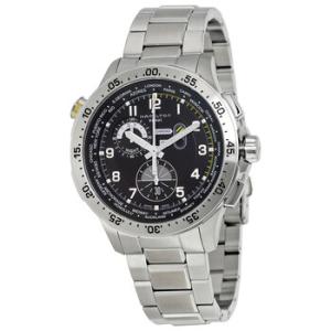 Worldtimer Chronograph Black Dial Watch H76714135