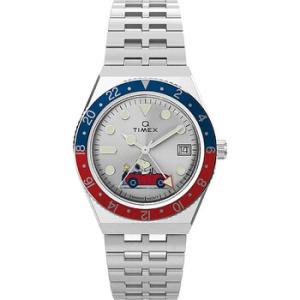 X Peanuts GMT Quartz Silver Dial Watch TW2W83300VQ