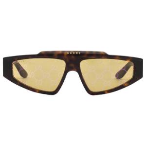 Yellow Logo Browline Sunglasses GG1591S 002