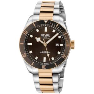 Yorkville Swiss Automatic Brown Dial Diver Watch