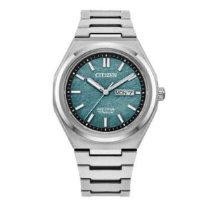 Zenshin Threehand Green Dial Watch AW013085X