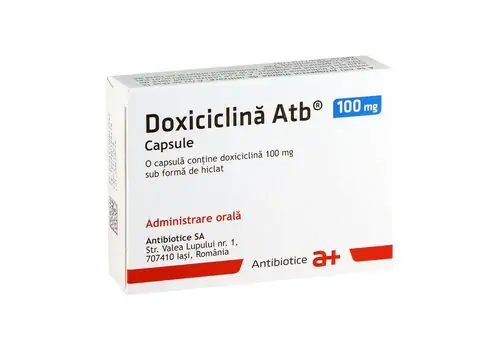 დოქსიციკლინი Atb 100მგ#10კაფს