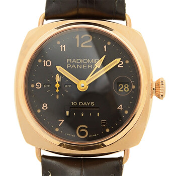 10 Days GMT Oro Rosso Automatic Rose Gold Watch PAM00497