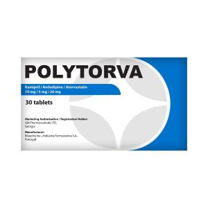 პოლიტორვა - Polytorva 10/5/20მგ 30 ტაბლეტი