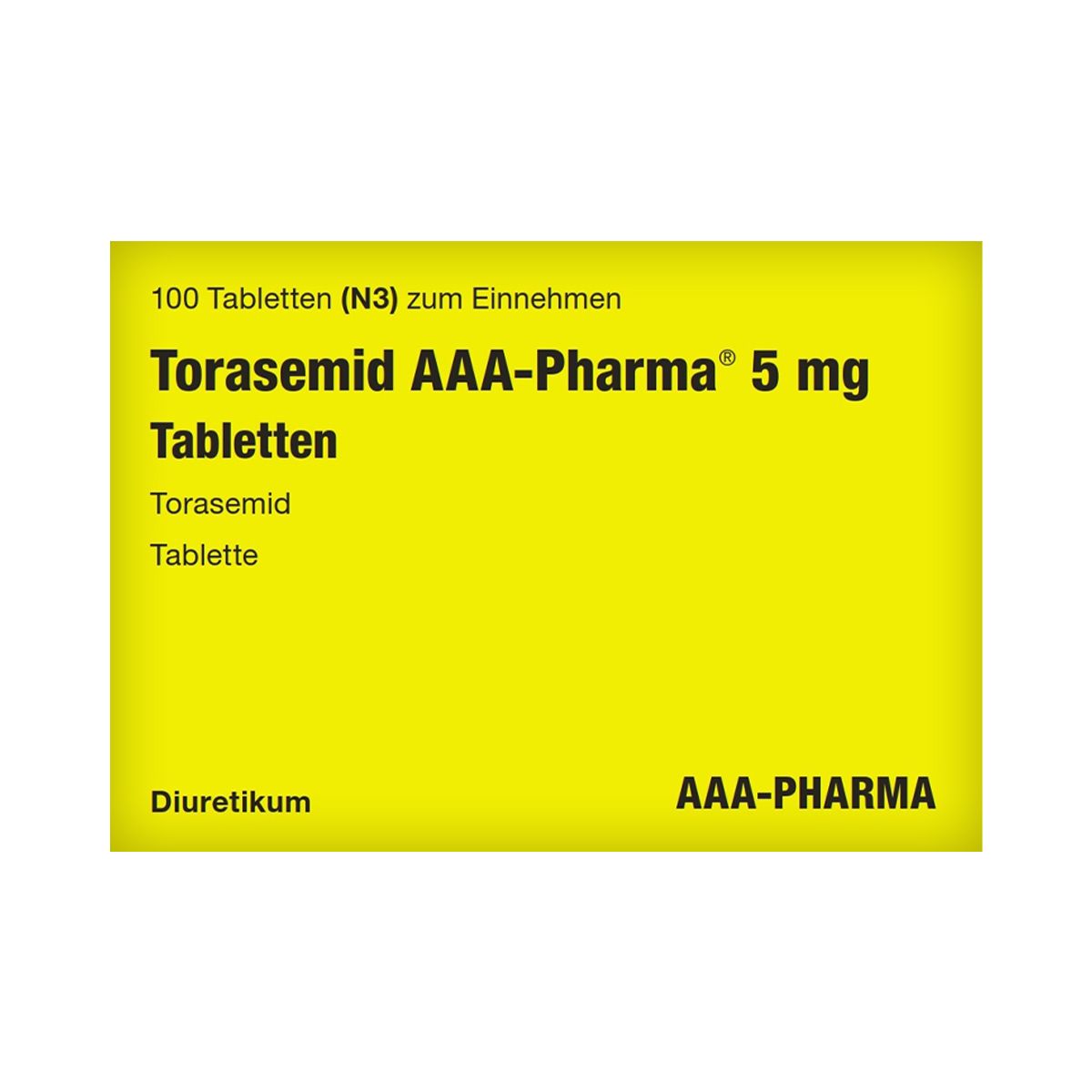 ტორასემიდი - Torasemid ააა-ფარმა 5მგ 100 ტაბლეტი