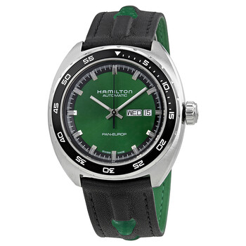 American Classic Pan Europ Automatic Green Dial Watch H35415761
