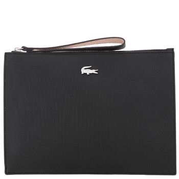 Anna Pique Canvas Zip Clutch