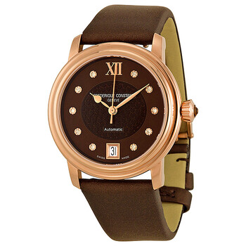 Automatic Diamond Rose Goldplated Watch 303CHD2P4