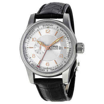 Aviation Big Crown Automatic Silver Dial Watch 74576294061LS