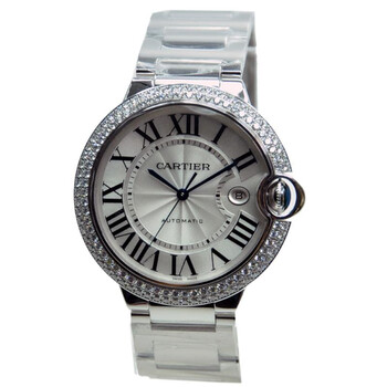 Ballon Bleu Silver Dial 18kt White Gold Watch WE9009Z3