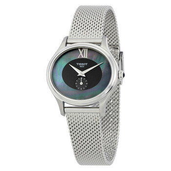 Bella Ora Black Mother of Pearl Dial Watch T1033101112300