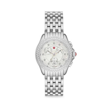 Belmore Quartz Diamond Silver Dial Watch MWW29B000023