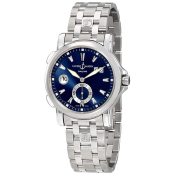Big Date Blue Dial Automatic GMT Steel Watch