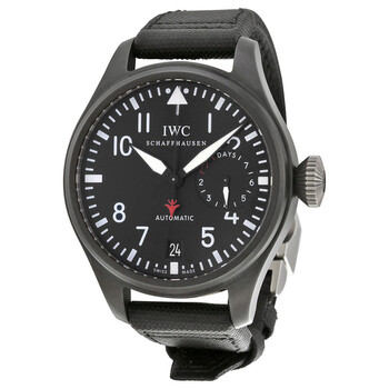 Big Pilot Top Gun Black Dial Automatic Power Reserve Watch IW501901
