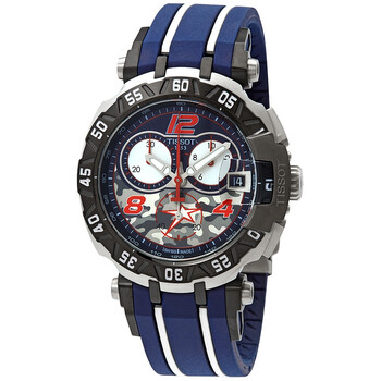 Blue Dial Chronograph Quartz Watch T092.417.27.057.04