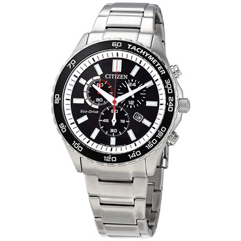 Brycen Chronograph Black Dial Watch AT238051E