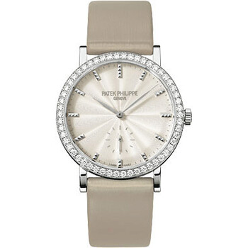 Calatrava Cream Dial 18kt White Gold Watch 7120G