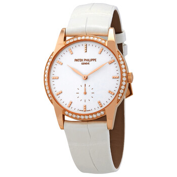 Calatrava Hand Wond Leather Watch 7122200R