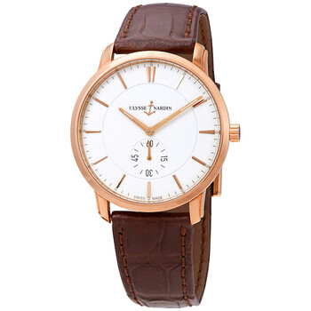 Classico 18kt Rose Gold Automatic White Dial Watch