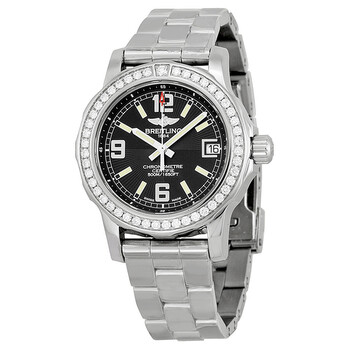 Colt 33 Black Dial Diamond Watch A7738753BB51SS