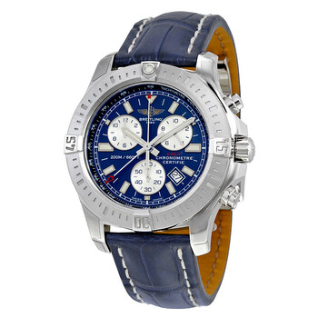 Colt Chronograph Blue Dial Blue Leather Quartz Watch A7338811C905BLCD