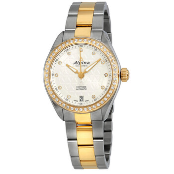 Comtesse Diamonds Automatic TwoTone Watch AL525STD2CD3B
