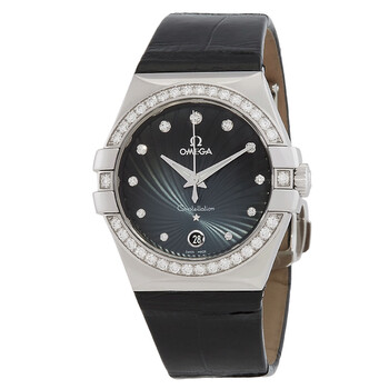 Constellation Blue Guilloche Diamond Dial 35 mm Watch 123.18.35.60.56.001