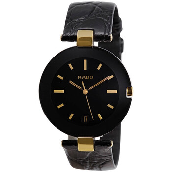 Coupole Black Dial Ceramic Case Watch R22828155