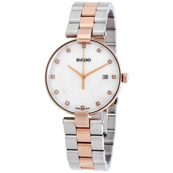 Coupole White Mother of Pearl Dial Twotone Watch R22853924