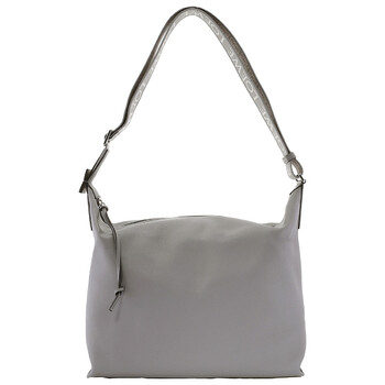 Cubi Calfskin Crossbody Bag  Asphalt Grey