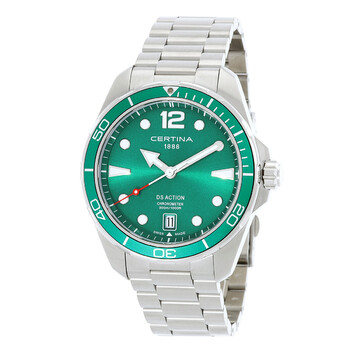 DS Action Quartz Green Dial Watch C0324511109700