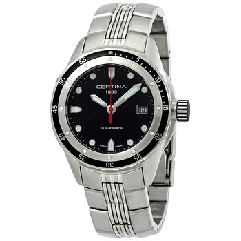 DS Blue Ribbon Black Dial Watch C0074101105101