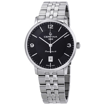 DS Caimano Powermatic 80 Black Dial Watch C035.407.11.057.00
