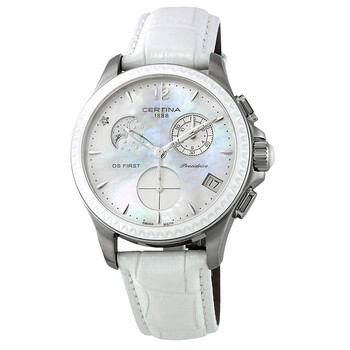 DS First Chronograph Moonphase Mother of Pearl Dial Watch C030.250.16.106.00