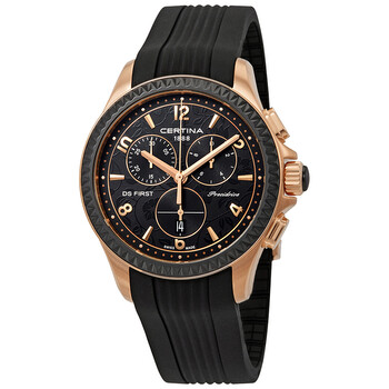 DS First Lady Ceramic Chronograph Black Dial Watch C030.217.37.057.00
