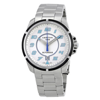 DS Furious Silver Dial Stainless Steel Watch C011.410.21.032.00