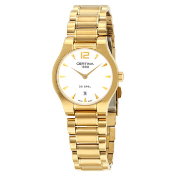 DS Spel Lady Quartz White Dial Watch C012.209.33.037.00