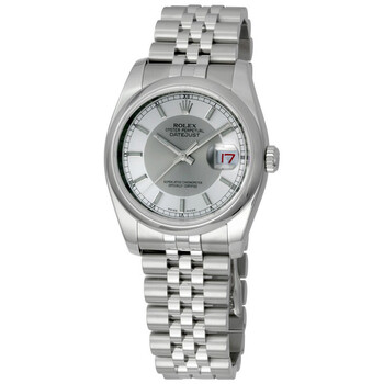 Datejust 36 Silver Dial Stainless Steel Jubilee Bracelet Automatic Watch 116200SRSJ