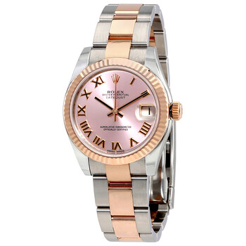 Datejust Lady 31 Pink Dial Stainless Steel and 18K Everose Gold Oyster Bracelet Automatic Watch 178271PRO