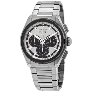 Defy El Primero 21 Chronograph Automatic Silver Dial Titanium Watch 95.9005.900401.M9000