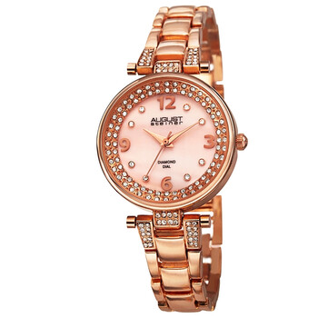 Diamond Pink Mother of Pearl Dial Watch AS8137RG