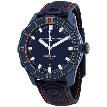 Diver Automatic Blue Dial Watch 8163175LE93BLUESHARK