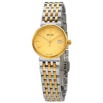 Dorada Lady Quartz Gold Dial Twotone Watch M2130.9.12.1
