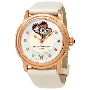 Double Heart Beat Mother of Pearl Dial Watch 310DHB2P4